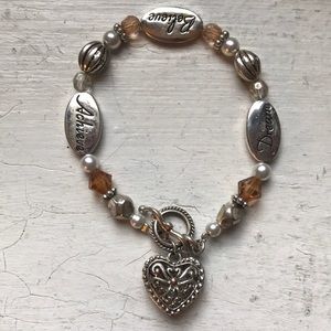 Expressively yours dream believe achieve bracelet